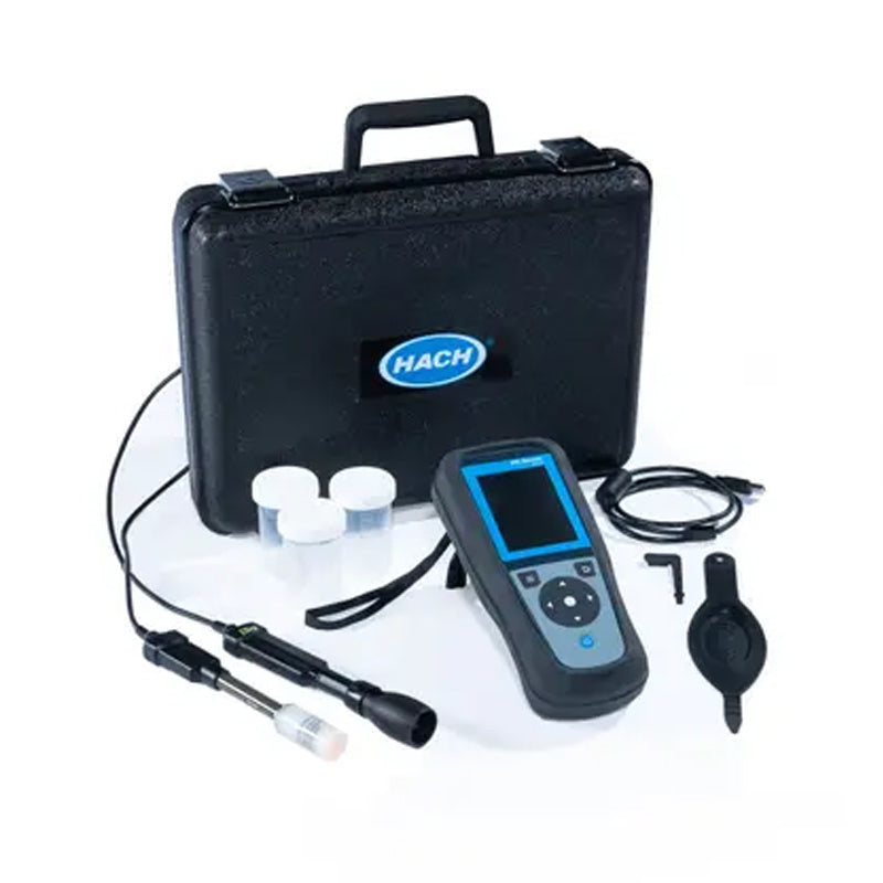 HACH HQ2200 Portable Multi-Meter with Gel pH PHC201 and Conductivity Electrodes, 1 m Cables PN.LEV015.80.22003