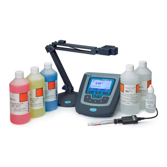 HACH HQD HQ440D General Purpose Water Laboratory pH Meter Package with Standard PHC805 Refill Glass Electrode PN.8505350