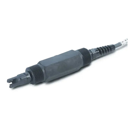 HACH General Purpose Contacting Conductivity Sensor, PPS Body, Low Conductivity (k=0.5) PN.3433B8A