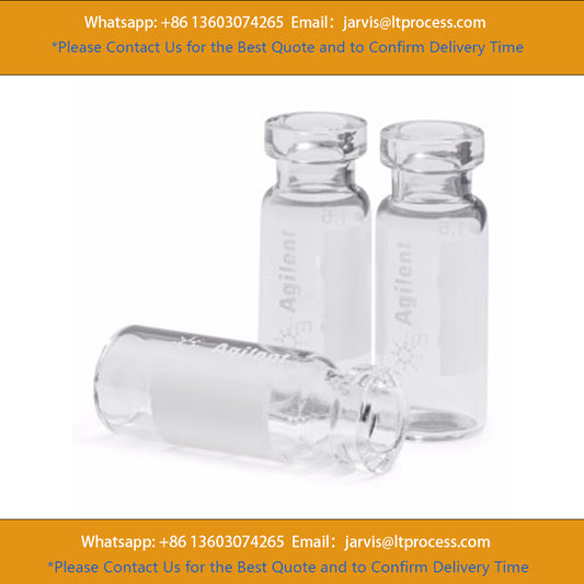 Agilent 5182-0543 Vial, crimp top, clear, write-on spot, certified, 2 mL, 100/pk