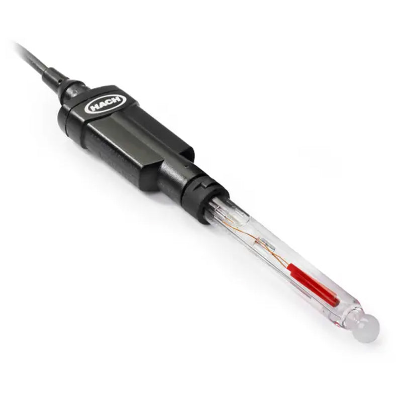 HACH IntelliCAL PHC705 Laboratory High Alkalinity Range RedRod Refillable Glass pH Electrode, 1 m Cable PN.PHC705A01