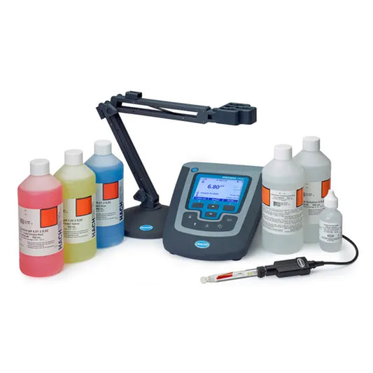 HACH HQD HQ440D Laboratory pH Meter Package for Dirty Samples with Fast Response RedRod PHC735 Glass Refill Electrode PN.8505450