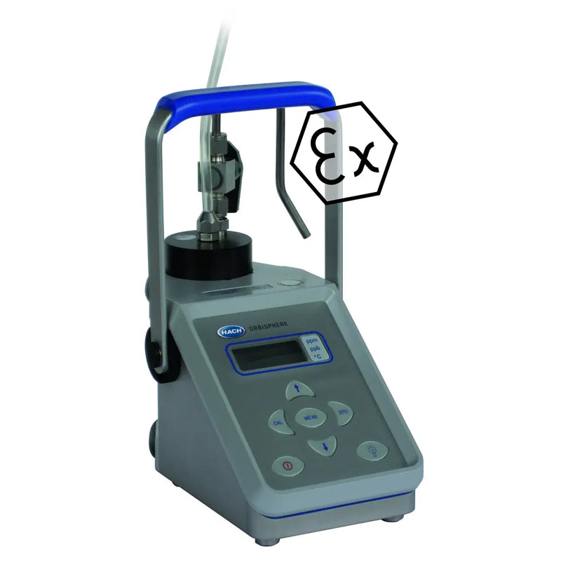 HACH Orbisphere 3650Ex ATEX portable analyzer for dissolved Oxygen (O₂), battery powered, units:ppm/ppb or ppm only PN.3650EX/111
