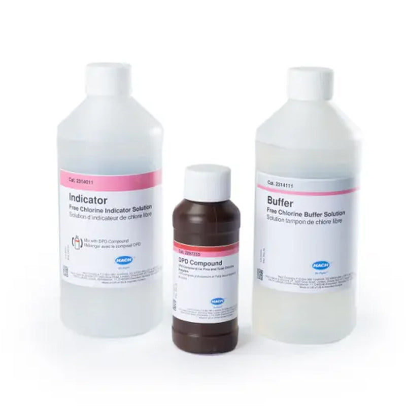 HACH Free Chlorine Reagent Set for chlorine analyzer CL17/CL17sc PN.2556900