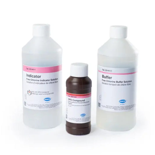 HACH Free Chlorine Reagent Set for chlorine analyzer CL17/CL17sc PN.2556900
