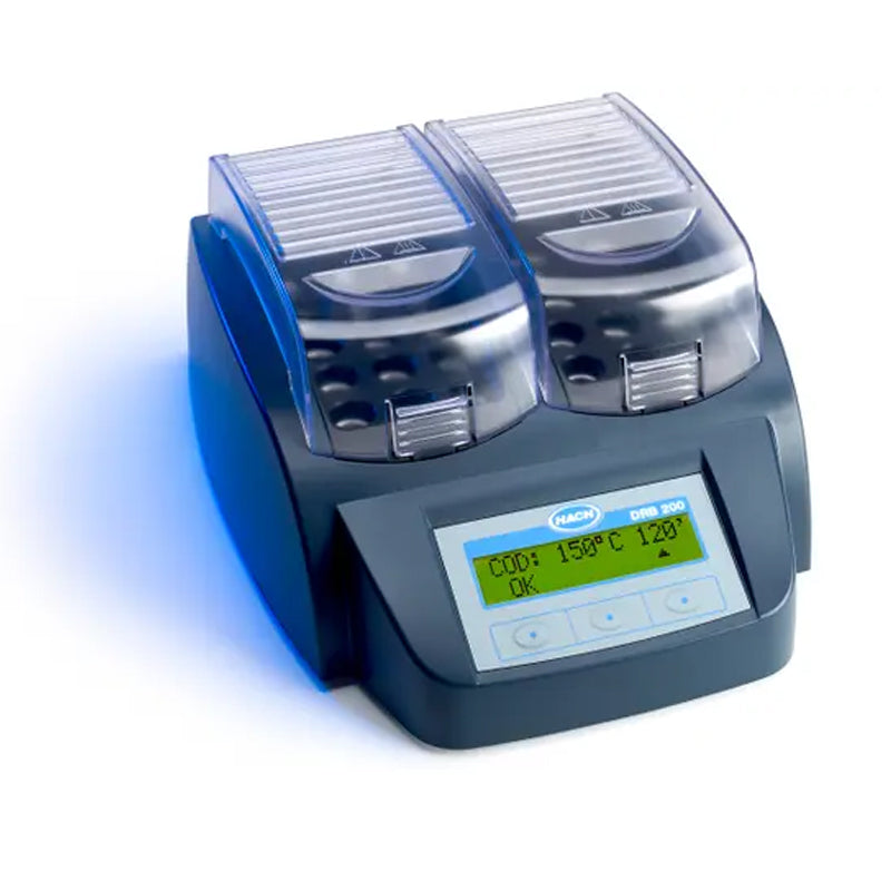 HACH DRB200 Digital Reactor Block, 21 x 16 mm vial wells, 4 x 20 mm vial wells, 115 VAC PN.LTV082.80.42001