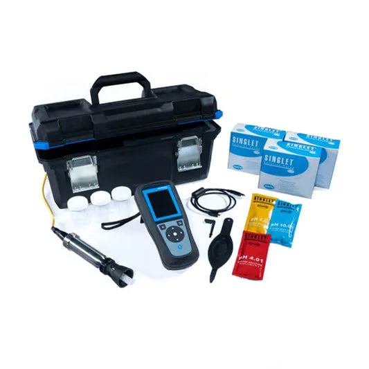 HACH HQ4100 Portable Multi-Meter with Rugged Field Gel pH Electrode, 5 m Cable PN.LEV015.80.41003