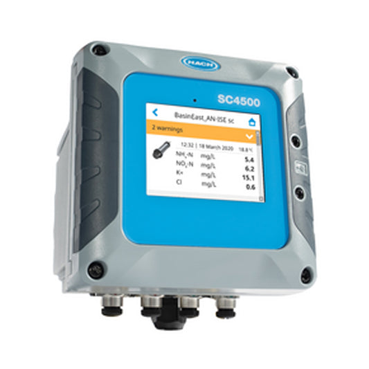 HACH SC4500 Controller, Prognosys, 5x mA Output, 1 digital Sensor, 100-240 VAC, without power cord PN.LXV525.99A11501&LXV525.99A11504