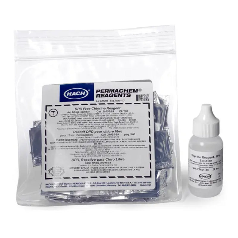 HACH Chlorine Dioxide Reagent Set, DPD Glycine, 10 mL PN.2770900