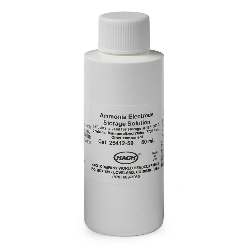 HACH Ammonia Electrode Storage Solution, 50 mL PN.2541259
