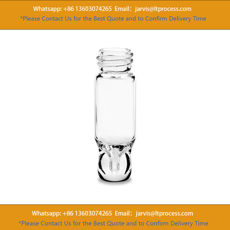 Waters 186002520 Clear Glass 15 x 45 mm Screw Neck Total Recovery Vial, 100/pk