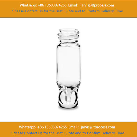 Waters 186002520 Clear Glass 15 x 45 mm Screw Neck Total Recovery Vial, 100/pk