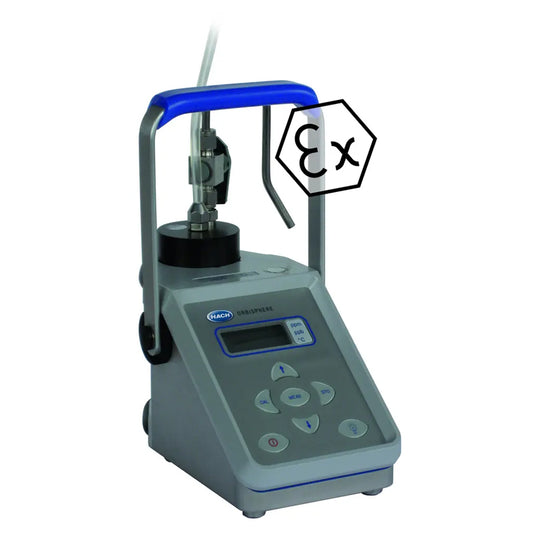 HACH Orbisphere 3650Ex ATEX portable analyzer for gaseous or dissolved Oxygen (O₂), battery powered, units: % or ppm PN.3650EX/113