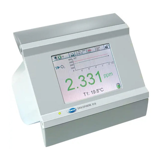 HACH Orbisphere 510 Controller O₂ (EC), Panel Mount, 100-240 VAC, 0/4-20mA, Profibus, External Pressure Sensor Connection PN.510A00/P1C1P000