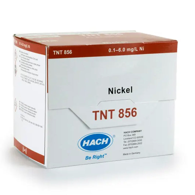 HACH Nickel TNTplus plus Vial Test (0.1-6.0 mg/L Ni), 25 Tests PN.TNT856