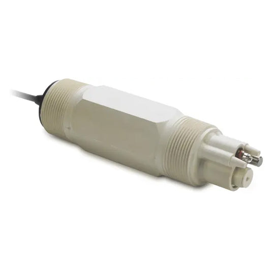 HACH pH Encapsulated Sensor, LCP Body, 2 Wire, Convertible, FKM/FPM Seals, 50 ft Cable PN.6428P050