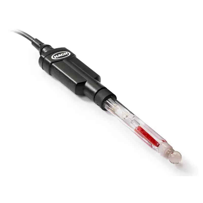 HACH IntelliCAL PHC725 Laboratory Low Ionic Strength Media RedRod Refillable Glass pH Electrode, 1 m Cable PN.PHC72501