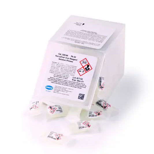 HACH FerroZine® Iron Reagent Solution Pillows, pk/50 PN.230166