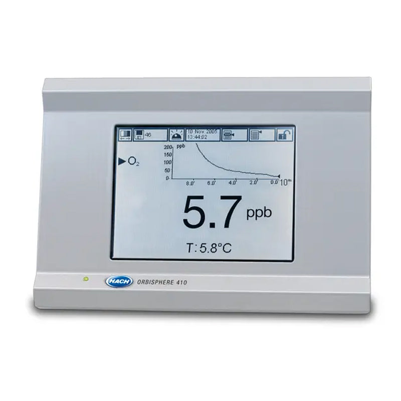 HACH Orbisphere 410 Controller O₃ (EC), Panel Mount, 10-30 VDC, 0/4-20mA, Profibus PN.410C/P2C10000
