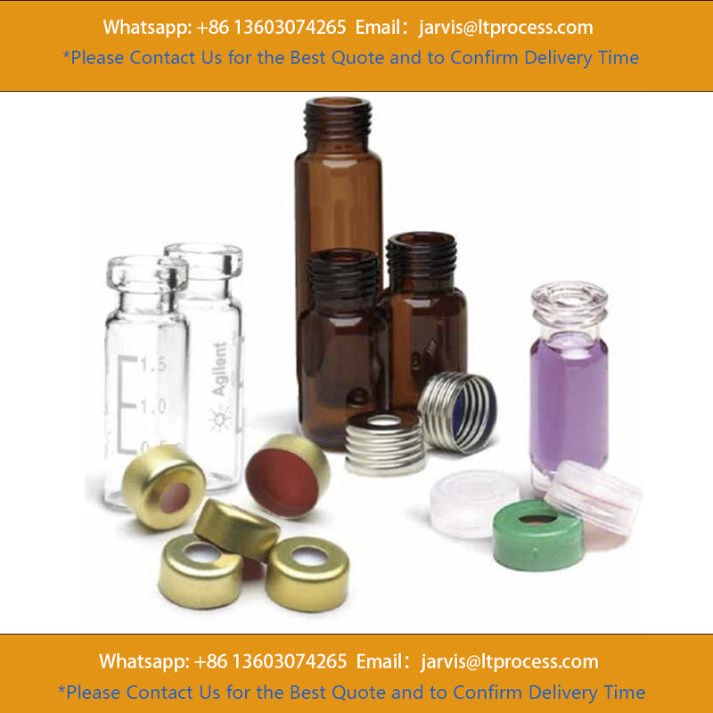 Agilent Technologies A-Line 5190-9590 Vial, 2 mL Volume, Screw Top Closure, Glass, Amber