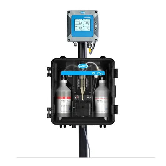 HACH CL17sc Colorimetric Chlorine Analyzer with Standpipe Installation Kit and Reagents for Free Chlorine PN.8572700