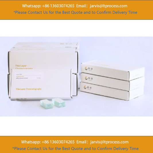 GF254 Alkaline High Performance TLC Analytical Plate 2.5×5cm Coating: 0.25mm Contains Fluorescent Agent | Binder: Sodium Carboxymethyl Cellulose, Leyan C100086