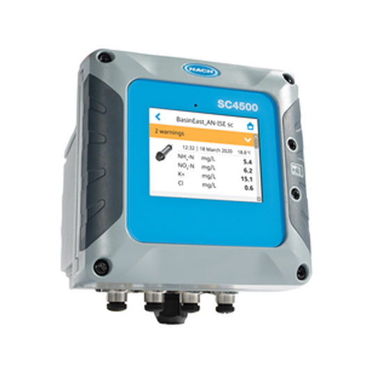 HACH SC4500 Controller, Prognosys, 5x mA Output, 1 digital Sensor, 24 VDC, without plug PN.LXV525.99Z11501&LXV525.99Z11504