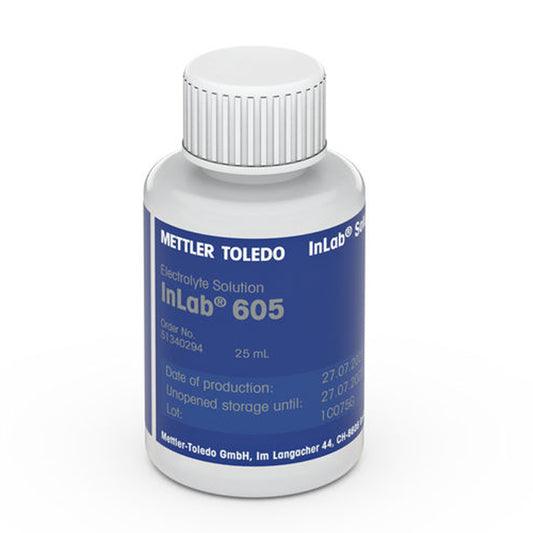 Mettler Toledo Laboratory analytical instruments Electrolyte InLab 605 25 mL Bottle Toledo Electrolyte InLab 605 25 mL Bottle Mettler Toledo 51340294