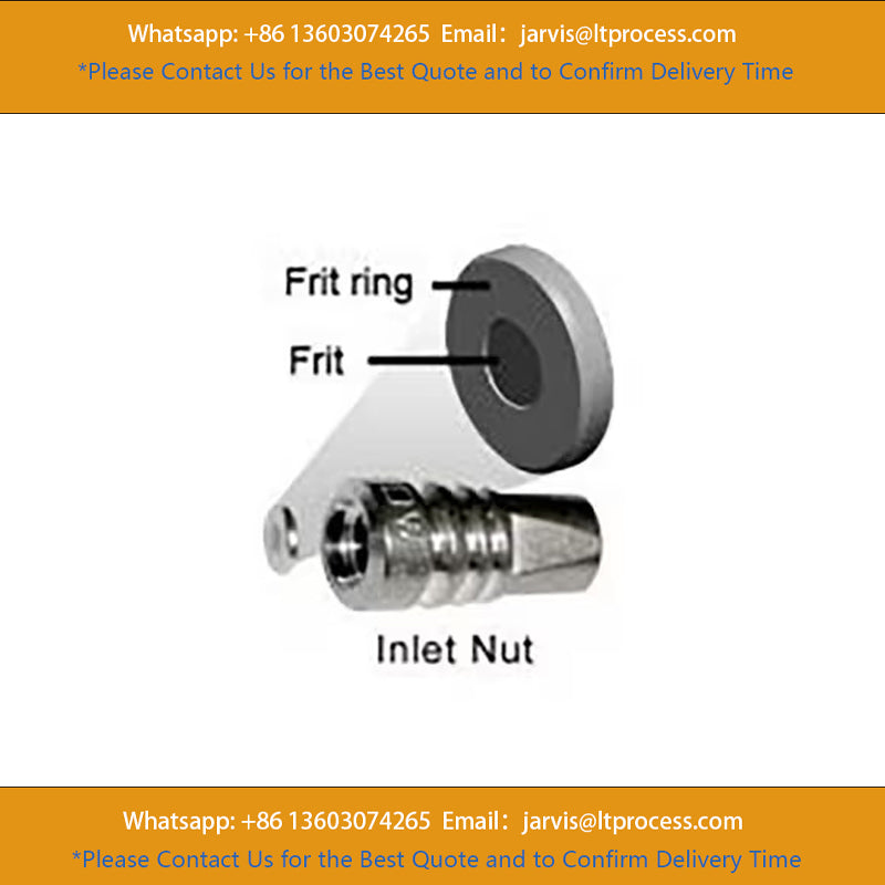 Waters 700002775 SATINLESS STEEL FRIT AND NUT, 0.2µm, 2.1MM, PKG 5