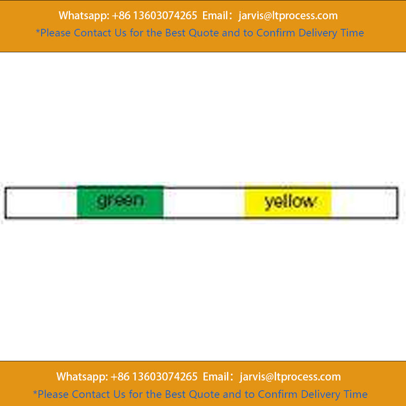 PerkinElmer N8152404 PVC Pure Flared Two-Stop Pump Tubing - 0.44 mm I.D., Green/Yellow, Pkg. 12