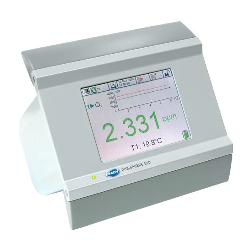 HACH Orbisphere 510 Controller O₂ (EC), Table Mount, 100-240 VAC, 0/4-20mA, Ext. Press. PN.510A00/T1C0P000