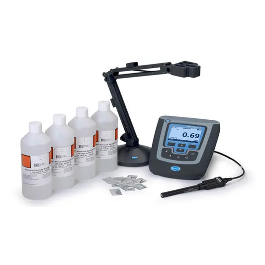 HACH HQD HQ440D Laboratory Ammonia (NH₃) Ion Meter Package with ISENH3181 Ion Selective Electrode PN.8507600