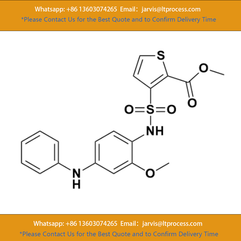 TITAN Adamas Methyl 3-(N-(2-Methoxy-4-(Phenylamino)Phenyl)Sulfamoyl)Thiophene-2-Carboxylate | 99% CAS No.:1014691-61-2