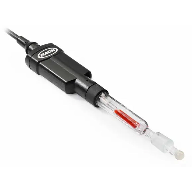 HACH IntelliCAL PHC745 Laboratory Clogging Media RedRod Refillable Glass pH Electrode, 1 m Cable PN.PHC74501