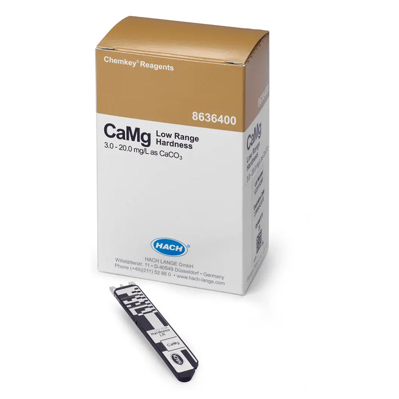 HACH Low Range Hardness Chemkey® Reagents (box of 25) PN.8636400