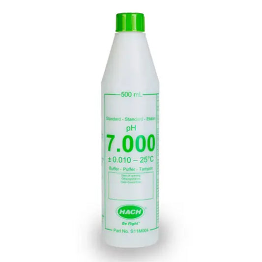HACH pH 7.000 Certified Reference Material CRM Buffer Standard Solution, 500 mL PN.S11M004