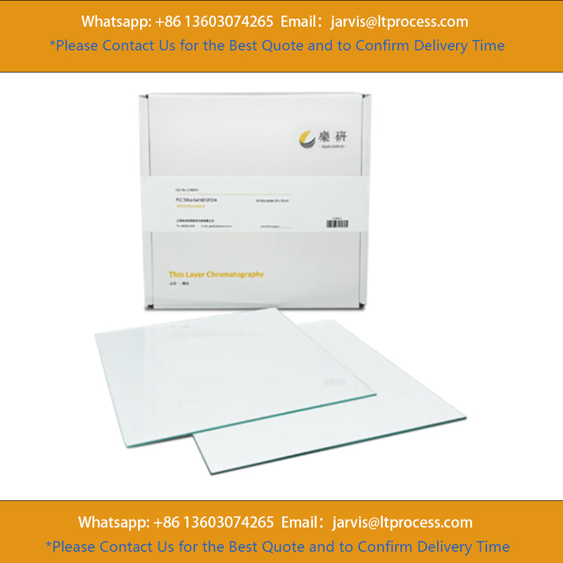 GF254 PLC Preparation Board 20×20cm Coating Thickness: 0.5mm Contains Fluorescent Agent | Adhesive Composition: Sodium Carboxymethyl Cellulose, Leyan C100013