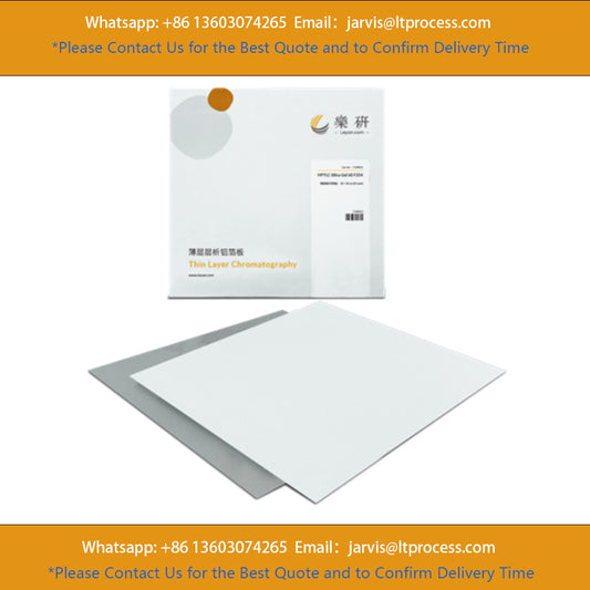 TLC Aluminum Foil Sheet 20×20cm Thickness: 0.2mm Contains Fluorescent Agent | Adhesive Composition: Sodium Polyacrylate, Leyan C100012