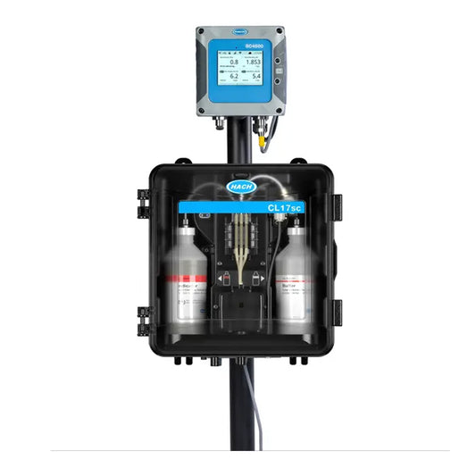 HACH CL17sc Colorimetric Chlorine Analyzer with Standpipe Installation Kit, w/o Reagents PN.8572300