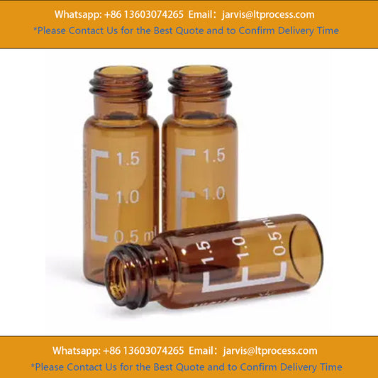 Agilent 5188-6535 Vial, Screw Top, Amber, certified, 2 ml, 100 pc/PAK