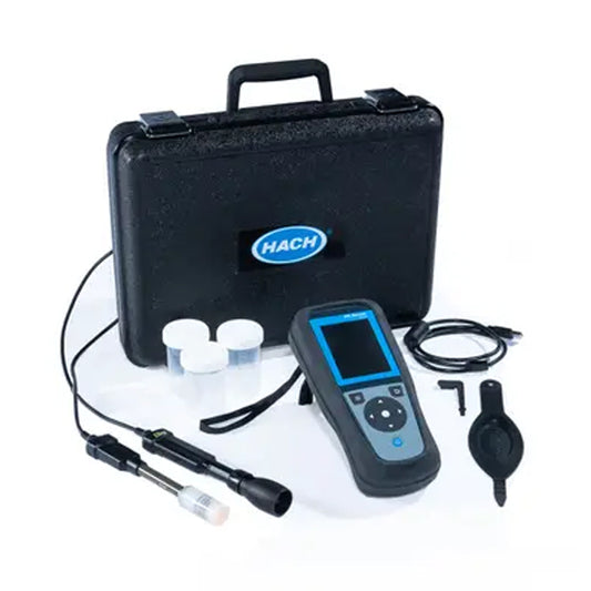 HACH HQ2200 Portable Multi-Meter with Gel pH PHC201 and Dissolved Oxygen Electrodes, 1 m Cables PN.LEV015.80.22004