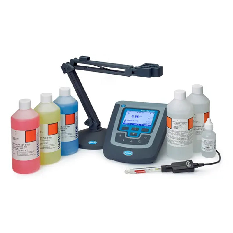 HACH HQD HQ440D Water Laboratory Meter Package for Low Ionic Strength Samples, Fast Response RedRod PHC725 Glass Refill Electrode PN.8505850