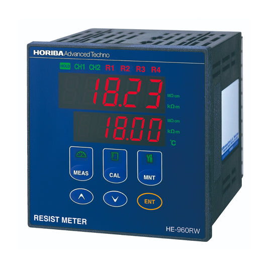 HORIBA Panel-mount type 2-channel electric resistivity meter (resistivity meter) HE-960RW