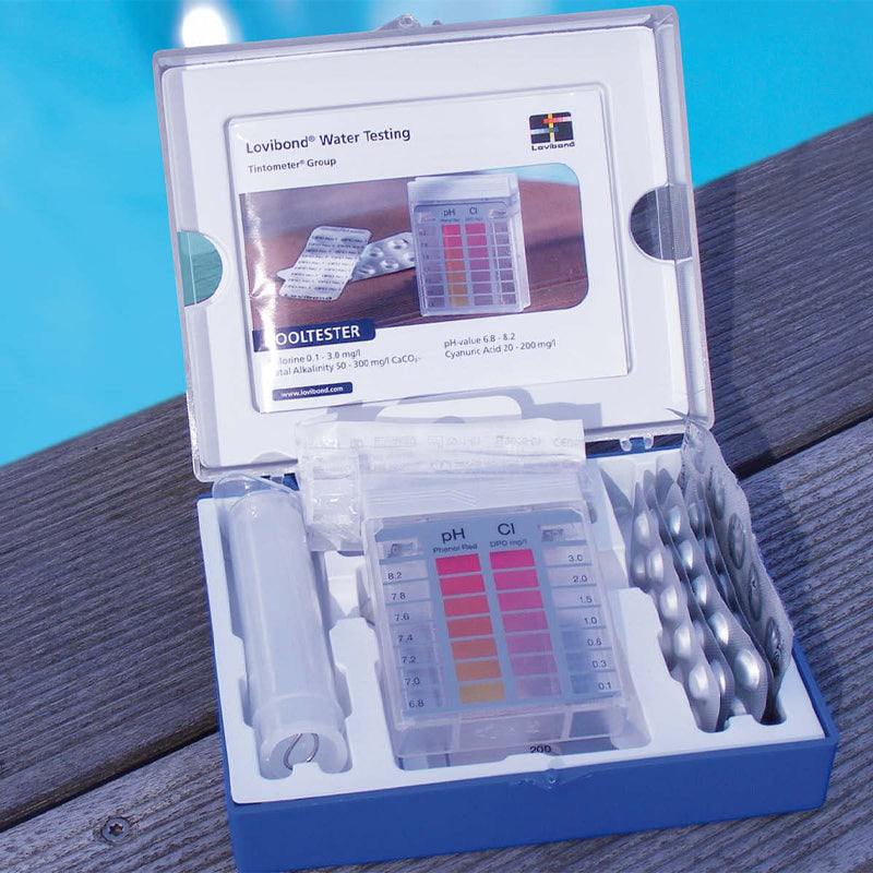 Lovibond 151700 The three-chamber testing instrument (4-in-1 LR) should be stored in a plastic bag.