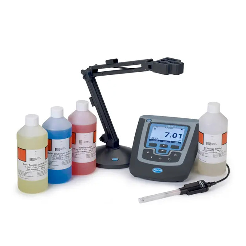 HACH HQD HQ411D Laboratory Starter pH Meter Package with PHC201 General Purposes pH Electrode PN.8507560