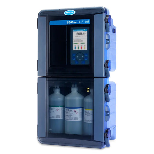 HACH 5500sc Phosphate Low Range Analyzer, 1 Channel, 4 - 3000 µg/L as PO₄ Reagents Included PN.5500.KTO.PL.A1U