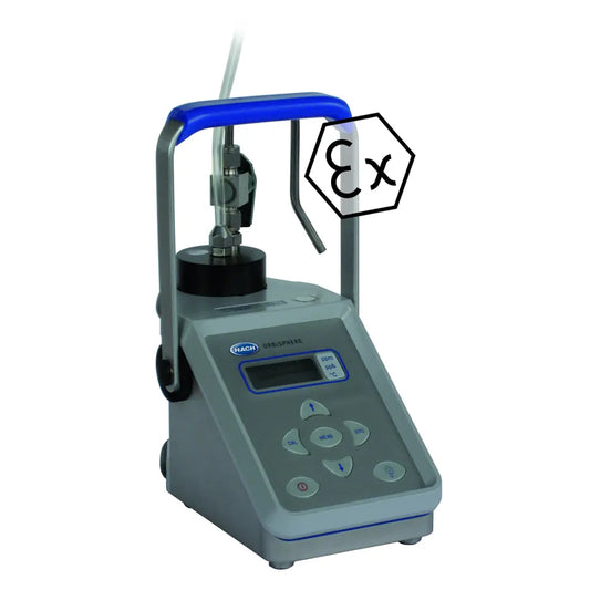 HACH Orbisphere 3650Ex ATEX portable analyzer for gas phase Oxygen (O₂), battery powered, units: % or ppm PN.3650EX/112