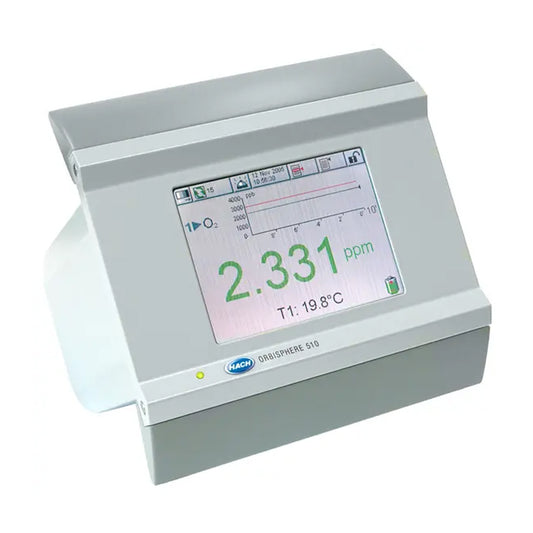 HACH Orbisphere 511 Controller N₂ (TC), Panel Mount, 100-240 VAC, 0/4-20mA, Profibus, Ext. Press. PN.511E00/P1C1P000
