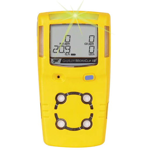Honeywell BW GasAlertMicroClip XL 4-in-1 Gas Detector MCXL-XWHM-Y-CN