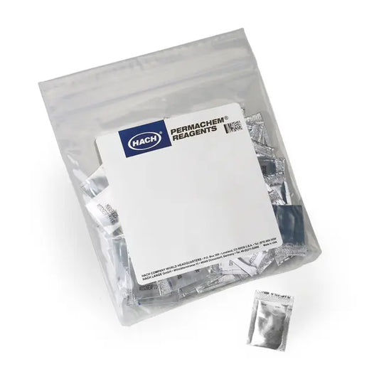 HACH SulfaVer 4 Sulfate Reagent Powder Pillows, 2-70 mg/L, 25 mL sample, pk/100 PN.1206599